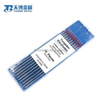 China TIG Welding 2% thoriated tungsten electrode with dia.2.4x175mm for sale for sale