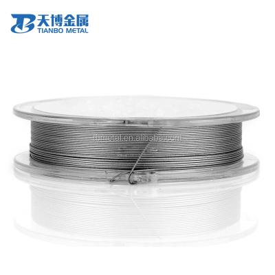 China Filament 99.95% Purity 1mm Tungsten Heating Wire For Industry for sale