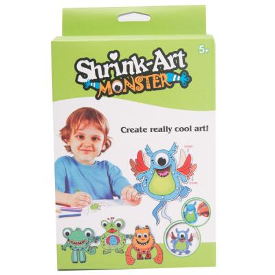 China For Child's Play Hot Sale Kids Diy Unlocks Handmade Shrink Art Monster Toys for sale