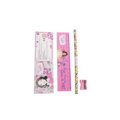 China For School Students Back To School Gifts Stationery Set For Kids With Pencil Ruler Pencil Roll for sale