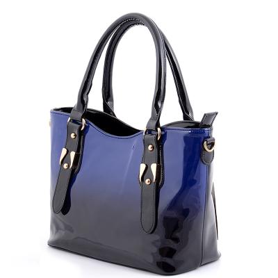 China New Design Woman Bags Eco - Friendly Patent Leather Handbag Ladies Handbags for sale