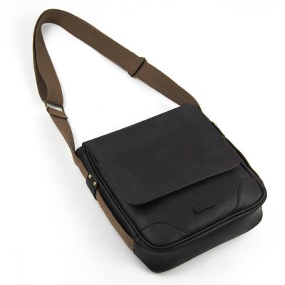 China Lightweight PU Leather Small Cross - Body Messenger Bag Sling Bags For Men Shoulder Bags for sale