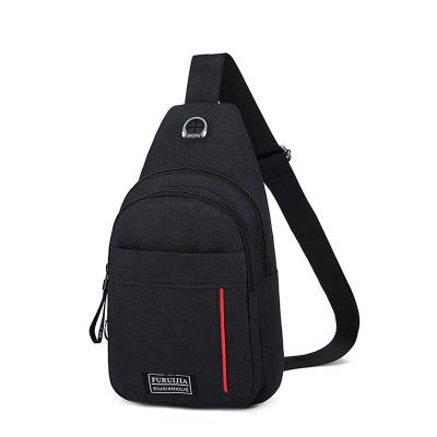 China Lightweight Mens Canvas Single Strap Shoulder Bag Cell Phone Sling Cross - Body Bags Man Chest Bag for sale