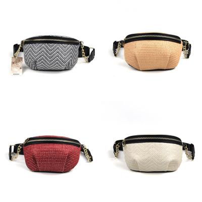 China Multifunctional Canvas Material Waist Bags For Women Men Fashion Casual Unisex Belt Fanny Packs Bag for sale