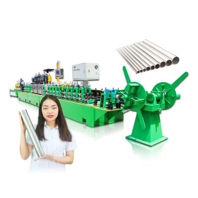 China Hot Round Energy Supply Pipe Tube SS CS GI Square Pipe Making Machinery Line Pipe Making Machine for sale