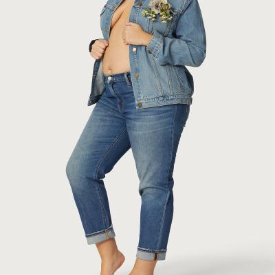 China 2022 OEM Vintage Breathable Ladies Friend High Quality Maternity Jeans Plus Size For Women Jeans for sale