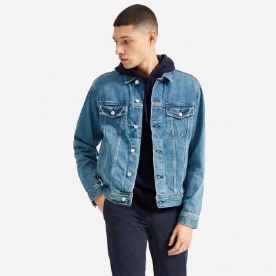 China Cheap Breathable Denim Jacket Mens Cheap Jeans Coat Old School Jacket Men Denim Jackets for sale