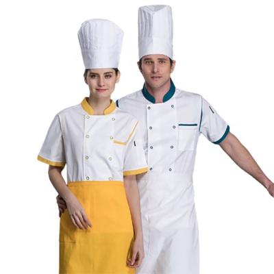 China SunYue Breathable OEM Customized Hotel Restaurant Chef Jacket Coat Factory Supply Kitchen Chef Uniforms for sale