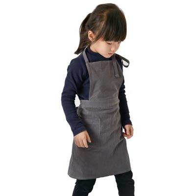 China Adjustable High Quality Comfortable And Safe Children Kids Painting Cotton Canvas Apron for sale