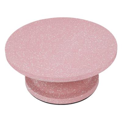 China Diy Cake Stand Tool 30cm Flashpoint Cake Stand Thick Plastic Steel Turntable Viable for sale