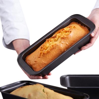 China Viable Carbon Steel Bread Pan Pastry Toast Baking Tray Biscuit Cake Mold Bread Toast Box Bakeware for sale