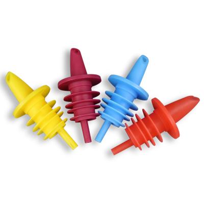 China Viable fancy wine-throwing spout, plasticcolor wine-stopper, wine-pouring instrument for sale