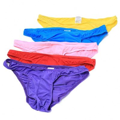 China Antibacterial Breathable Men's Underwear Sexy Transparent Bikini Briefs Briefs Men's Jockstrap Waist Bottoms Boxer Sexy Underwear Fabric for sale