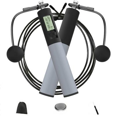 China Hot Selling PVC+steel 2020 Jump Rope Electronic Count Jump Rope Smart Exercise Counter Fitness Weight Loss Wireless Adjustable Speed ​​Hot for sale