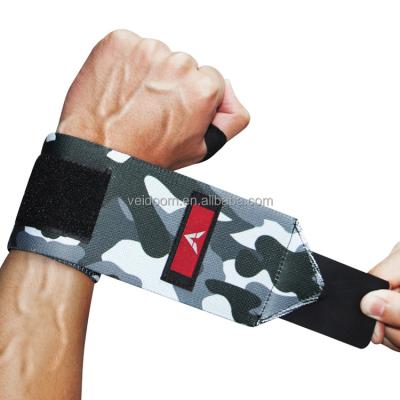 China Fashion Eco-Friendly Design Promotional Elastic Gym Weightlifting Wrist Band Support for sale