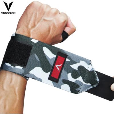 China Eco-Friendly Latest Design Elastic Training Wraps Straps Gym Weight Lifting Wrist Band Support Protector Belt For Fitness Sports for sale