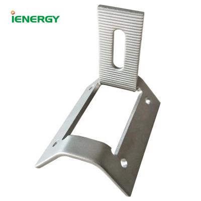 China Easy and safe to mount high quality photovoltaic roof hook component for trapezoidal metal roof solar bracket for sale