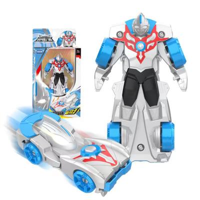 China Robot car with two xingliche galaxy shapes car wholesale manufacturing of different robot toy DIY of variety of styles deformation toys. for sale