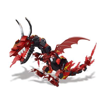 China Hot-selling DIY TOY flying dragon building block set assembled puzzle building block microparticle building block toy. for sale