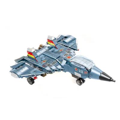 China DIY TOY Direct Wholesale Military Series Fighter Model Building Blocks For Children. for sale