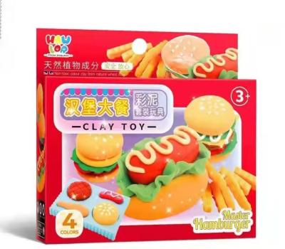 China Wholesale Natural Flour China Supplier Factory Ingredients Burger Meal Colored Clay Set for sale