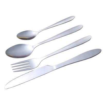 China Sustainable Stainless Steel Cutlery Steak Knife Fork Spoon Set Cutlery for sale