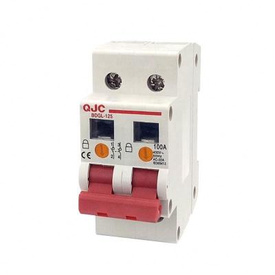 China BDGL-125 Factory Wholesale OEM Thermosetting Material QJC 2 Poles AC 22A 100A Visible And Locked Isolating ODM AC Switches 11kv Isolator Switch for sale