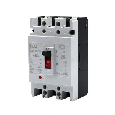 China 3P 100A PC ABS QJCM1-100L/3300 Factory QJCM1-100L/3300 Plastic Type Electrical Circuit Breaker MCCB for sale