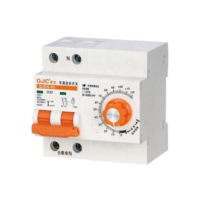 China QJC Manufacturer Sales QJDS-63 D Type 2P 32A 4KA Adjustable Time Switch for sale