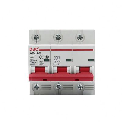 China Wholesale QJC circuit breaker mcb 125a 3pole 4 pole mcb 10KA for sale