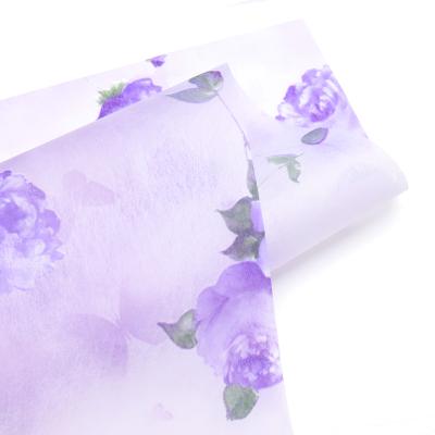 China Anti-curl Nonwoven Material Printing Korean New Style Material Kraft Paper Bouquet Gift Box Packaging for sale