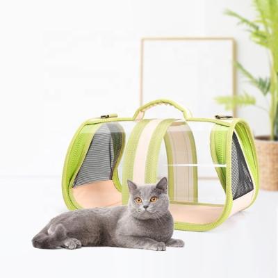 China New Type Stored Portable Cat Dog Outdoor Travel One Shoulder Carrier Backpack Breathable Pet Bag for sale