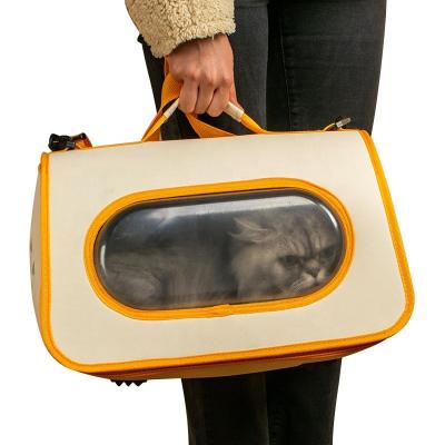 China Travel Slim Bag Cat Handbag Airplane Approved Dog Quality Shoulder Carrier Luxury Pet Stored for sale