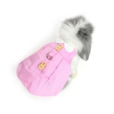 China Adjustable Bunny Harness and Leash Stocked, Rabbit Clothes Equip for Ferret Guinea Pig Bunny Hamster for sale