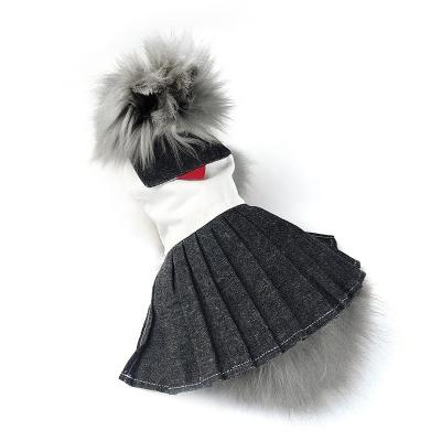 China Newest Design Guinea Pig Simplicity College Style Uniforms Winter Stocked Pet Clothes For Rabbits for sale