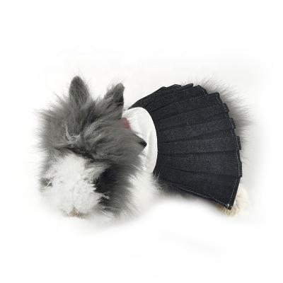 China Economical Stocked Winter College Style Cute Chinchilla Bunny Baby Pet Clothes Custom Made for sale