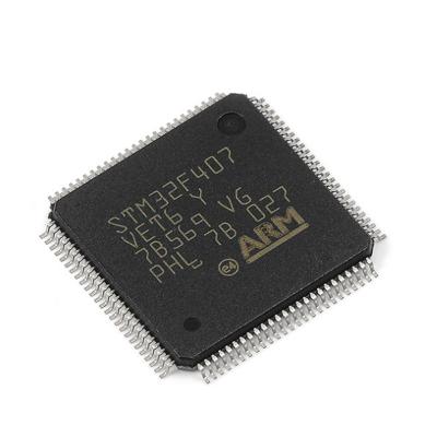 China Original in STM32F407VET6 Running ARM Cortex M4 MCU Microcontroller 512KB 100-LQFP STM32F407VET6 512KB 32-Bit for sale