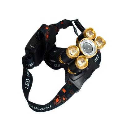 China Garden 360 Light T6 Low MOQ 18650 Battery Led Headlamp USB Rechargeable Aluminum Alloy Adjustable Flashlight for sale