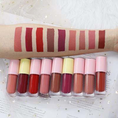 China Waterproof lipstick 2022 new arrival 131 colors lip gloss makeup lip gloss private label beauty liquid transparent gloss for sale