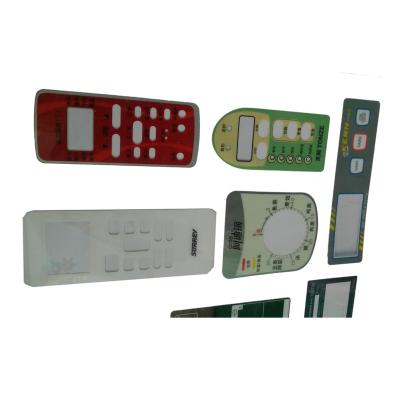 China Home Appliance Size OEM Service Custom Membrane Keyboard With Embossed Metal for sale