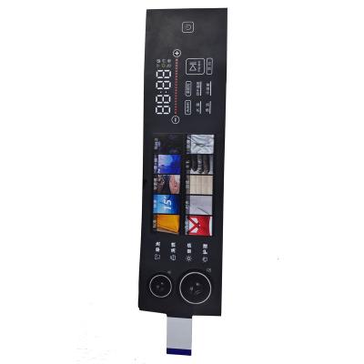 China Custom Home Appliance Dongguan Manufacturer Membrane Switch Membrane Color Panel Switch For Washing Machine for sale