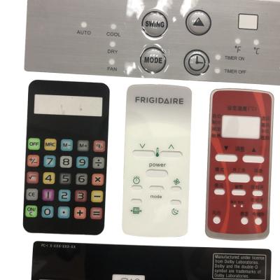 China Home Appliance Factory Directly Sell Plastic Emboss Dome Panel Membrane Switch Panel Sticker Machine for sale