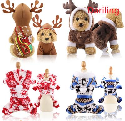 China Wholesale Viable Winter Hoodie Coat Pet Plus Size Dress Christmas Dogs Names Clothes Plaid Luxury Pet Apparel Large for sale