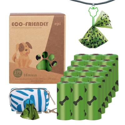 China 2022 Customized Eco Friendly Biodegradable Biodegradable Customized Viable Pet Waste 100% Poo Bags For Dogs Poop Bags for sale