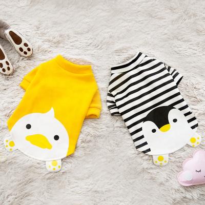 China Its Breathable Teddy Dog Vest Summer Cat Clothese Thin Three-dimensional Cartoon Animal Stocked Cat Vest New Pet Clothes For Pet Travel for sale