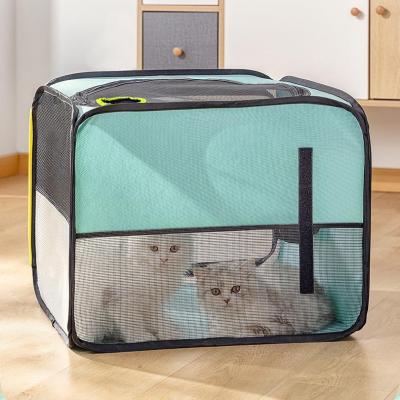 China 2022 New Arrival Hot Sale Portable Cat Room Folding Stored Dog Drying Tent Pet Bag Animal Hair Dryer Box Cleaning House for sale