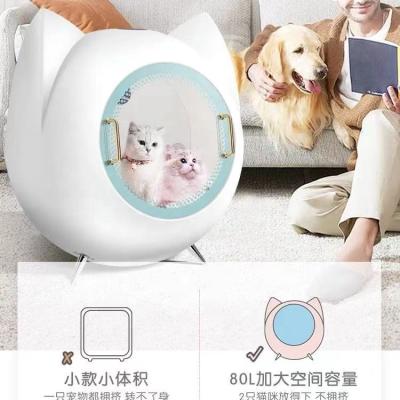 China 2021 New Arrival Stored Pet Drying Dryer Luxury Home Automatic Hair Dryer Box Cat Hair Dryer Box Bath Device Magic Fan Room Home for sale