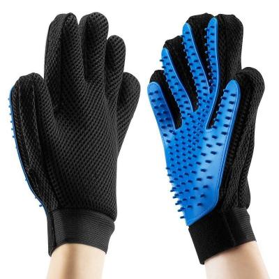 China 2022 Viable Wholesale New Arrival Durable TPR Pet Hair Remover Pet Hair Remover Grooming Glove Portable Cleaning Glove for sale