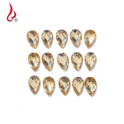 China Wholesale Cheap Lan Guang Resin Stones 5*8mm 20000pcs/bag Environment Inspection DIY Water Drop Shape Fake Resin Stones for sale