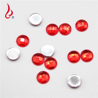 China 2000pcs/bag Rhinestone Diamond For Jewelry Bracelet Making Lan Guang Acrylic Round 8mm Environmental Inspection for sale